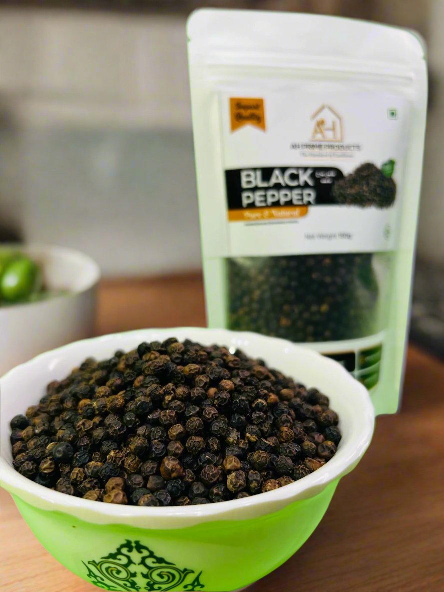 Premium Whole Black Pepper 150gm | Kali Mirch Sabut | Import Quality